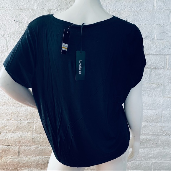 -bebe  blouse black size 3X new - Picture 7 of 9